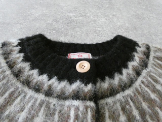 mao made(マオメイド) もふもふブラッシュヤーン クルーネック求心ジャガードカーディガンの商品画像44