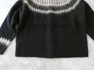 mao made(マオメイド) もふもふブラッシュヤーン クルーネック求心ジャガードカーディガンの商品画像49