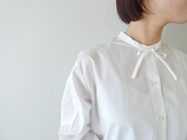 mizuiro ind(ミズイロインド) リボンタイロングシャツの商品画像3