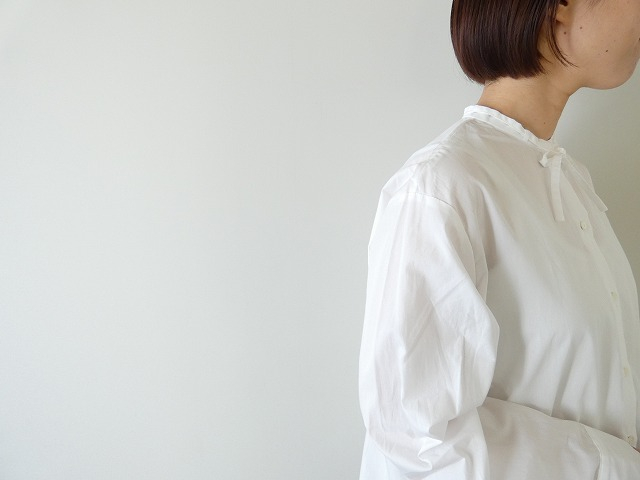 mizuiro ind(ミズイロインド) リボンタイロングシャツの商品画像4