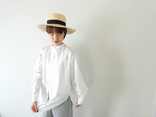 mizuiro ind(ミズイロインド) リボンタイロングシャツの商品画像6