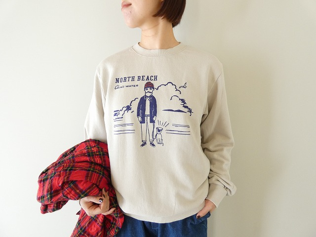 PK 北風にニット帽のおじさんスウェットの商品画像1