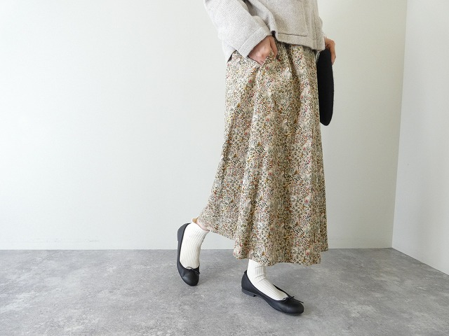 PK 21Wコーデュロイ森の動物 前タックギャザースカートの商品画像1