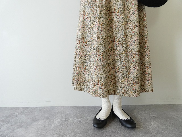 PK 21Wコーデュロイ森の動物 前タックギャザースカートの商品画像4