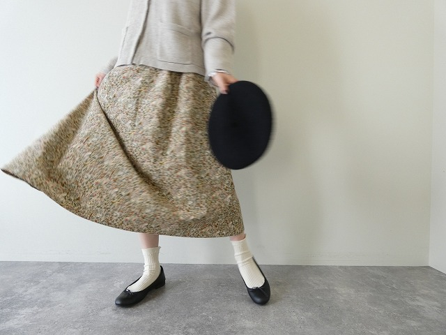 PK 21Wコーデュロイ森の動物 前タックギャザースカートの商品画像5