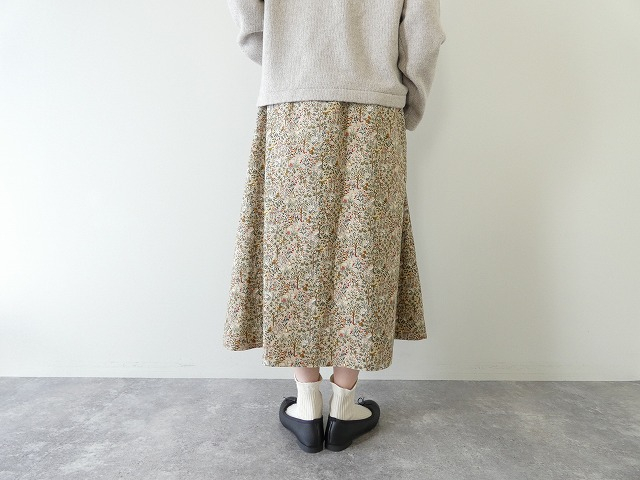 PK 21Wコーデュロイ森の動物 前タックギャザースカートの商品画像7