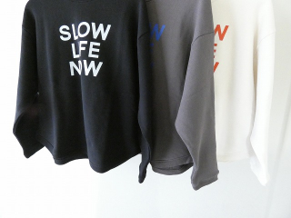 PACIFIC PARK STORE(パシフィックパークストア) ユースフル裏毛ヘムラウンドプルオーバー SLOW LIFE NOWの商品画像17