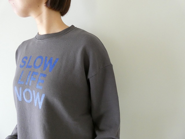 PACIFIC PARK STORE(パシフィックパークストア) ユースフル裏毛ヘムラウンドプルオーバー SLOW LIFE NOWの商品画像2