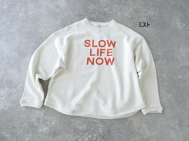 PACIFIC PARK STORE(パシフィックパークストア) ユースフル裏毛ヘムラウンドプルオーバー SLOW LIFE NOWの商品画像28