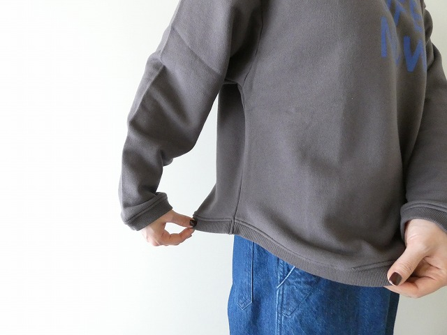 PACIFIC PARK STORE(パシフィックパークストア) ユースフル裏毛ヘムラウンドプルオーバー SLOW LIFE NOWの商品画像4