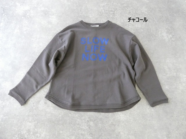 PACIFIC PARK STORE(パシフィックパークストア) ユースフル裏毛ヘムラウンドプルオーバー SLOW LIFE NOWの商品画像56