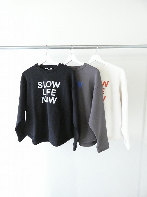PACIFIC PARK STORE(パシフィックパークストア) ユースフル裏毛ヘムラウンドプルオーバー SLOW LIFE NOWの商品画像9