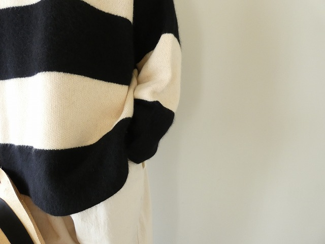 TANG(タング) フォックスウール2wayボーダーニットの商品画像3