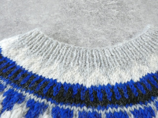 bulle de savon(ビュルデサボン) ネパール ハンドニット ジグザグジャカード プルオーバーの商品画像24