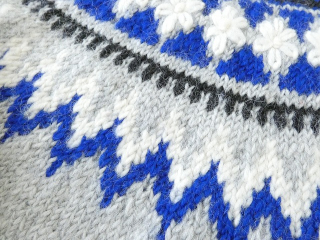 bulle de savon(ビュルデサボン) ネパール ハンドニット ジグザグジャカード プルオーバーの商品画像26