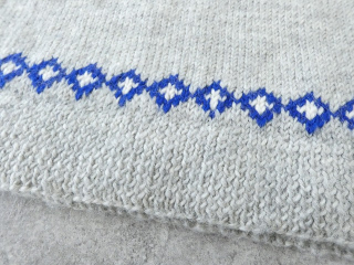 bulle de savon(ビュルデサボン) ネパール ハンドニット ジグザグジャカード プルオーバーの商品画像29