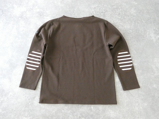 SAINT　JAMES(セントジェームス) ひじパッチボーダーカットソー CHOCO//CHOCO/ECRUの商品画像12