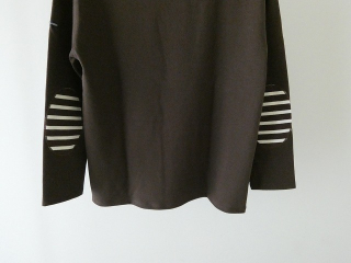 SAINT　JAMES(セントジェームス) ひじパッチボーダーカットソー CHOCO//CHOCO/ECRUの商品画像32