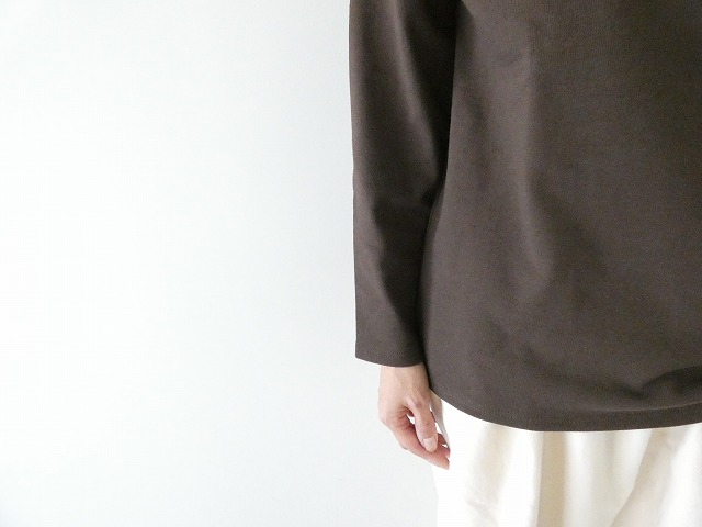 SAINT　JAMES(セントジェームス) ひじパッチボーダーカットソー CHOCO//CHOCO/ECRUの商品画像4