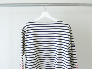 SAINT　JAMES(セントジェームス) ひじパッチボーダーカットソー ECRU/MARINE//ECRU/TULIPEの商品画像21