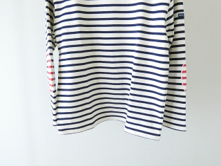 SAINT　JAMES(セントジェームス) ひじパッチボーダーカットソー ECRU/MARINE//ECRU/TULIPEの商品画像22