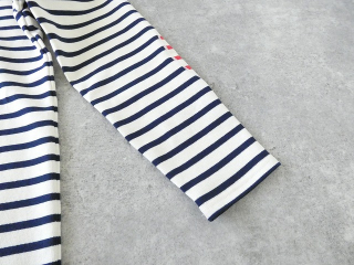 SAINT　JAMES(セントジェームス) ひじパッチボーダーカットソー ECRU/MARINE//ECRU/TULIPEの商品画像26