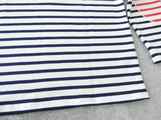 SAINT　JAMES(セントジェームス) ひじパッチボーダーカットソー ECRU/MARINE//ECRU/TULIPEの商品画像32