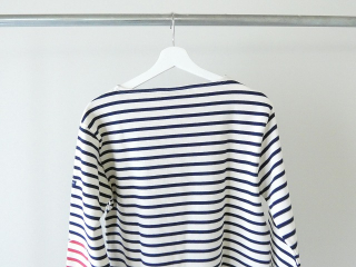 SAINT　JAMES(セントジェームス) ひじパッチボーダーカットソー ECRU/MARINE//ECRU/TULIPEの商品画像34