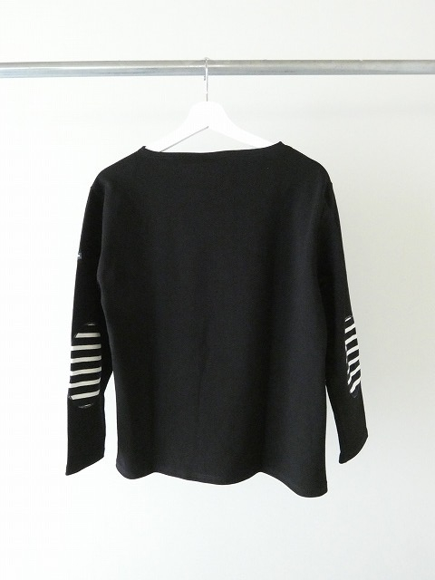 SAINT　JAMES(セントジェームス) ひじパッチボーダーカットソー NOIR//NOIR/ECRUの商品画像11