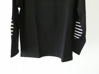 SAINT　JAMES(セントジェームス) ひじパッチボーダーカットソー NOIR//NOIR/ECRUの商品画像22