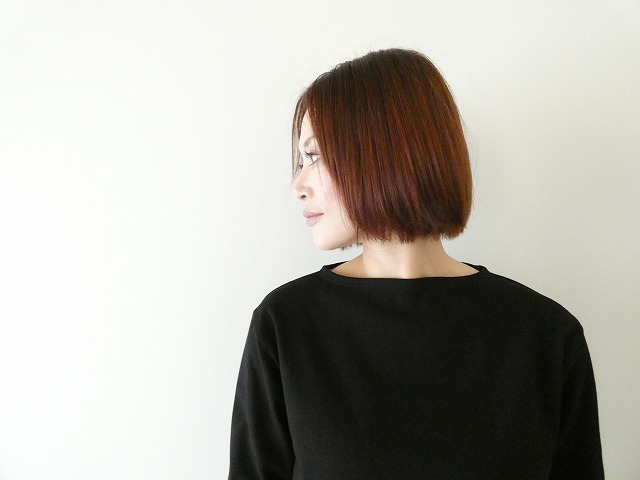 SAINT　JAMES(セントジェームス) ひじパッチボーダーカットソー NOIR//NOIR/ECRUの商品画像3