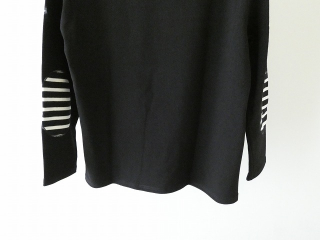 SAINT　JAMES(セントジェームス) ひじパッチボーダーカットソー NOIR//NOIR/ECRUの商品画像32