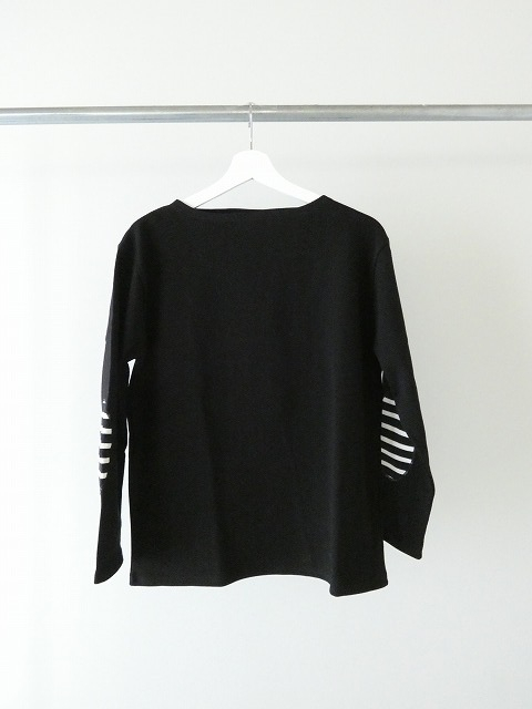 SAINT　JAMES(セントジェームス) ひじパッチボーダーカットソー NOIR//NOIR/ECRUの商品画像9