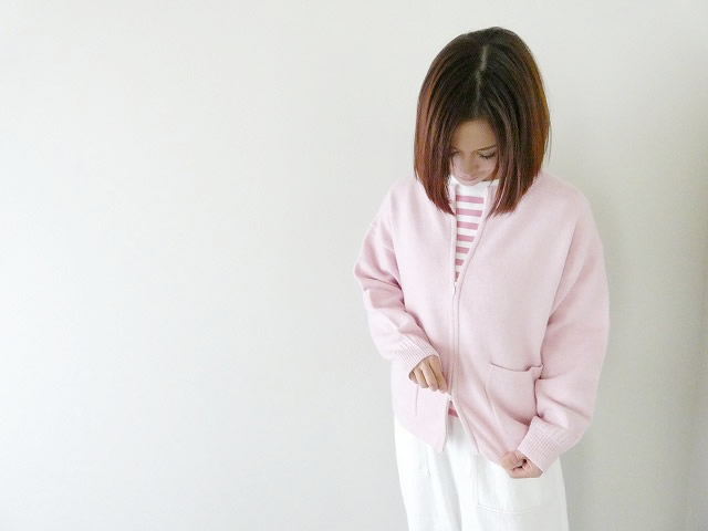 Hands of creation(ハンズオブクリエイション) コットンウール7Gプチハイネックジップアップの商品画像1