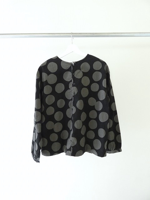 ichi(イチ) ドットコーデュロイブラウスの商品画像13