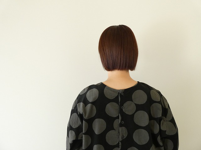 ichi(イチ) ドットコーデュロイブラウスの商品画像5