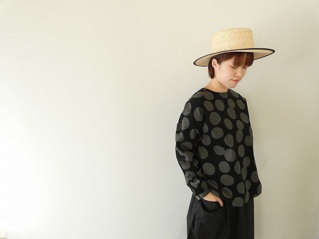 ichi(イチ) ドットコーデュロイブラウスの商品画像8
