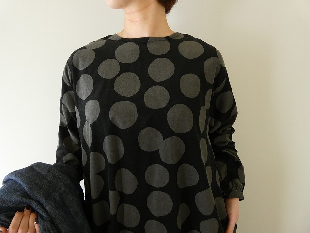 ichi(イチ) ドットコーデュロイドレスの商品画像3