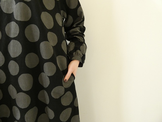 ichi(イチ) ドットコーデュロイドレスの商品画像4