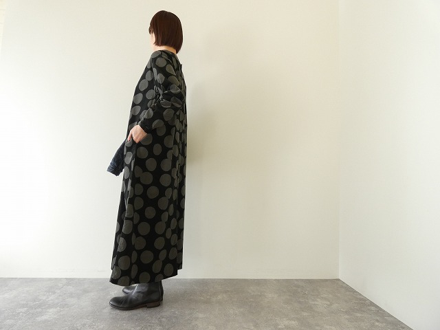 ichi(イチ) ドットコーデュロイドレスの商品画像9