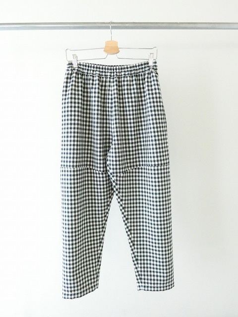 homspun(ホームスパン) ウールギンガムギャザーパンツの商品画像7