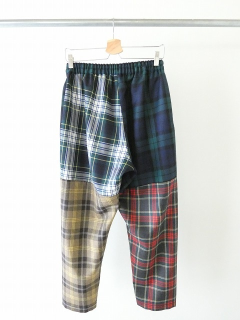 homspun(ホームスパン) ウールタータンマルチギャザーパンツの商品画像10