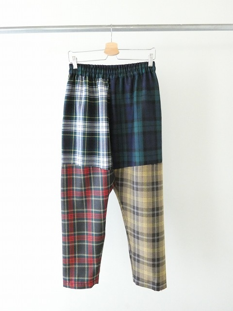 homspun(ホームスパン) ウールタータンマルチギャザーパンツの商品画像8