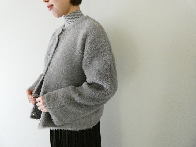 sosotto(ソソット) フェイクファーニットカーデの商品画像1