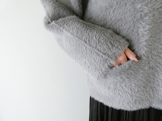 sosotto(ソソット) フェイクファーニットカーデの商品画像5