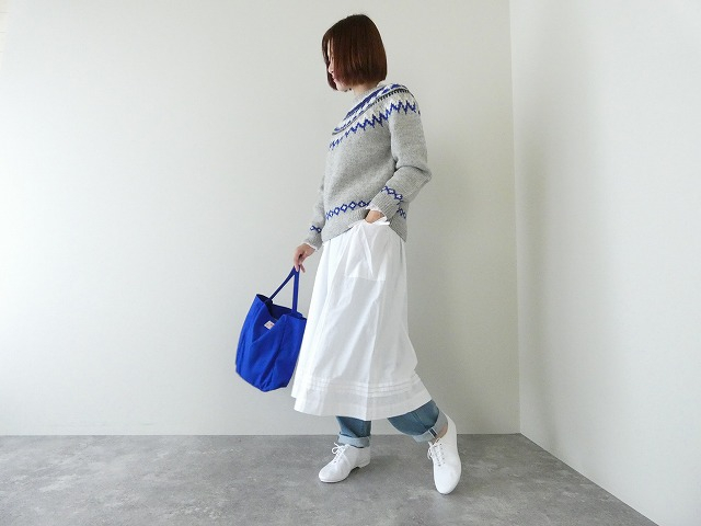 PAR ICI(パーリッシィ) グランジウォッシュ エプロン風レイヤードスカートの商品画像1