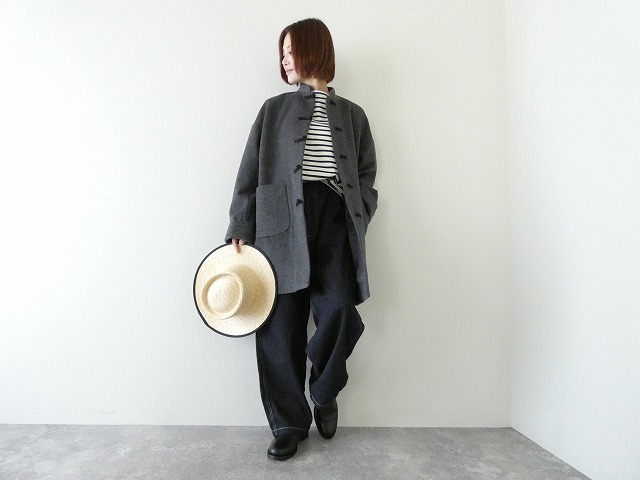 I am I in fact...(アイアムアイ インファクト) ウールチャイナコートの商品画像1