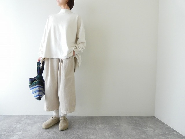 BLUE LAKE MARKET(ブルーレイクマーケット) AZUMA裏毛サイドスリットプルオーバーの商品画像1