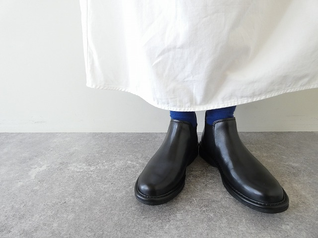 hcubuch(フーブ) ステッチサイドゴアアンクルブーツの商品画像1