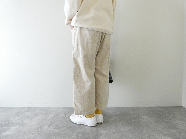 快晴堂(かいせいどう) HAYATE・TOPベージュのコール天 トラベラーズパンツの商品画像8